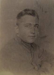 Lev K. Okkelman. 	Senior sergeant. Zabaikalye, 1943.